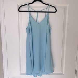 Baby blue sundress, size M